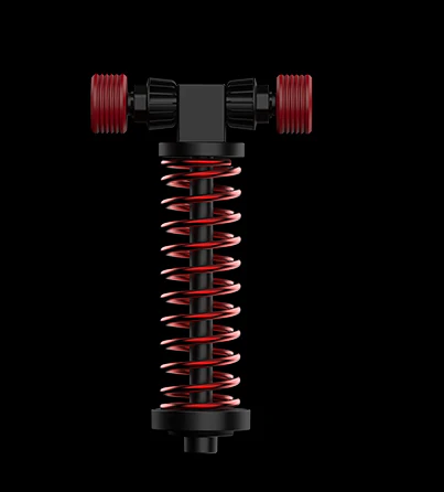 Wymienne elastomery i sprężyny z zestawu Brake Performance Kit do pedałów Simagic P700