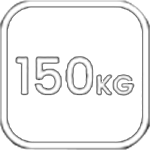 Ikona specyfikacji: Maksymalny nacisk czujnika tensometrycznego Load Cell 150kg w pedałach Simagic