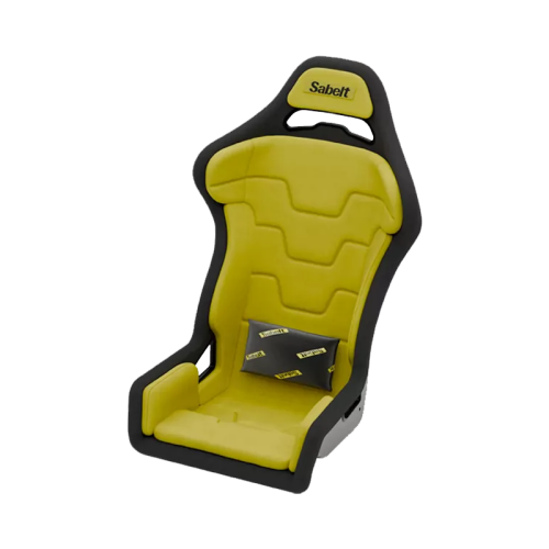 Prezentacja poduszki pod lędźwie na fotelu Sabelt SRS-1 Racing Yellow