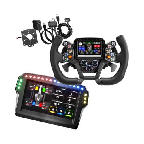 Zestaw Produktów Simagic Zeus GT oraz MagicDash 4 i Maglink Pro widok od frontu