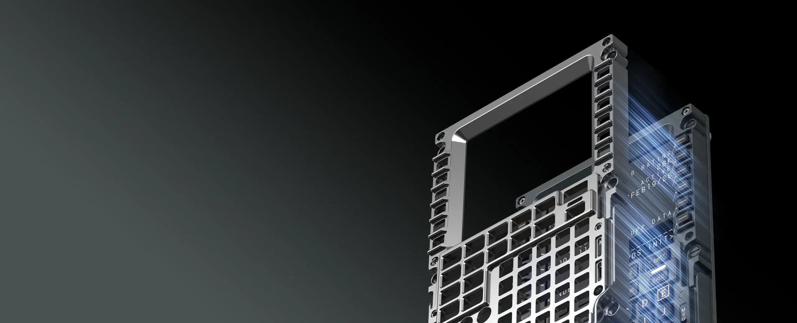 Aluminiowa obudowa CNC i wewnętrzna konstrukcja modułowa panelu MOZA MB7F FCD.