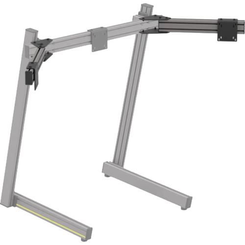 Sabelt FreeStanding Triple Monitor Add On widok od przodu pod kątem