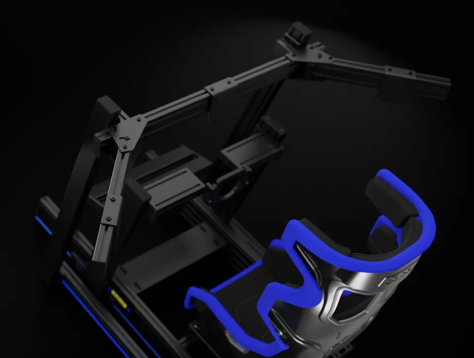 Sabelt Freestanding Triple Mount Add On Widok Od Strony Kierowcy pod kątem