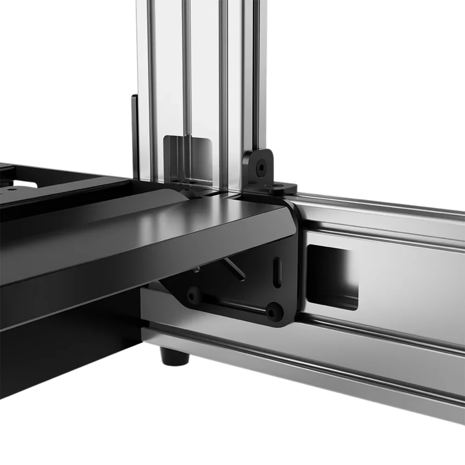 Wzmocnione połączenie profili srebrnego kokpitu aluminiowego SIMGASM Pro
