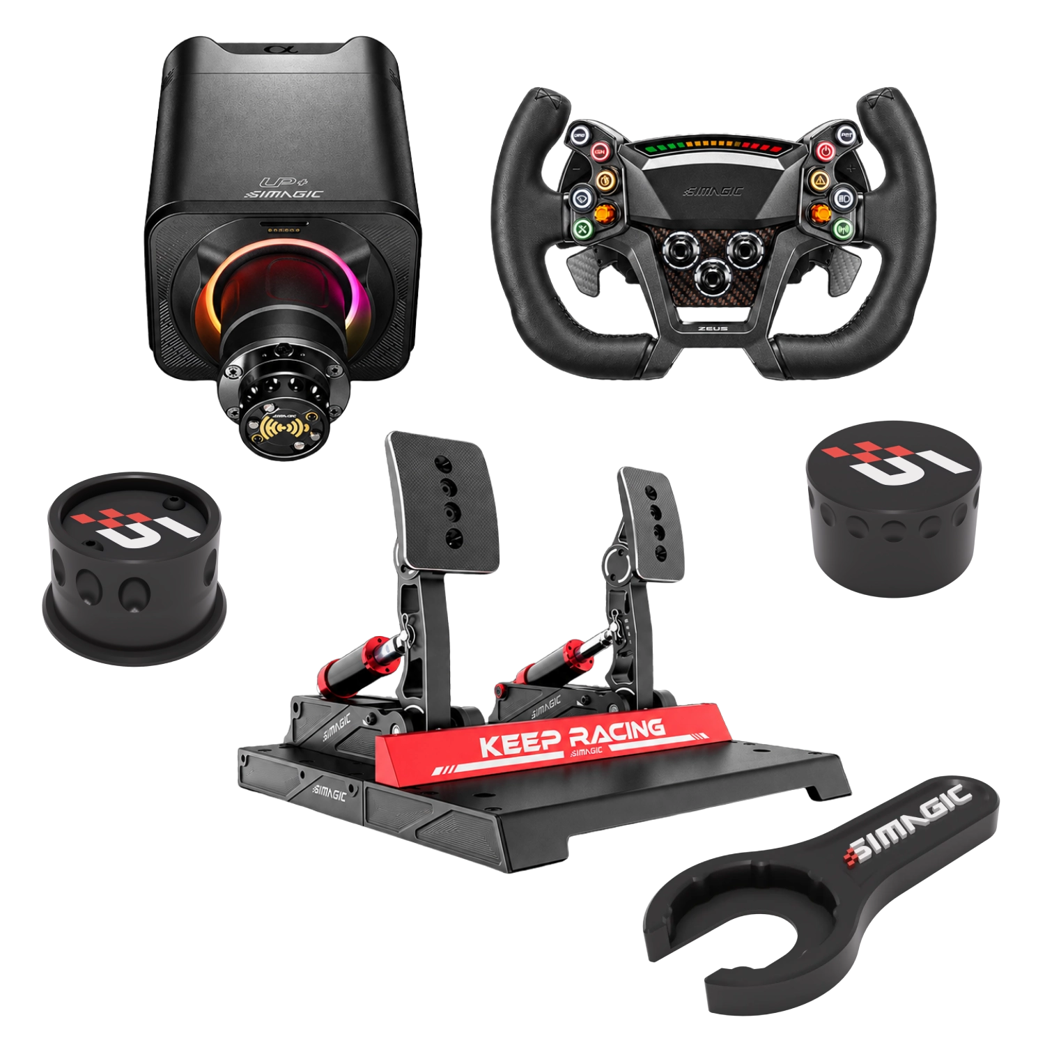 Simagic Zestaw (Alpha Evo, Zeus GT, P1000 FRS)