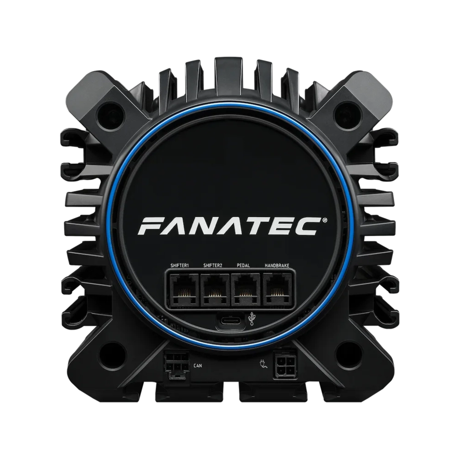 Tylny panel Fanatec ClubSport DD+ ze złączami do pedałów, shiftera i hamulca ręcznego