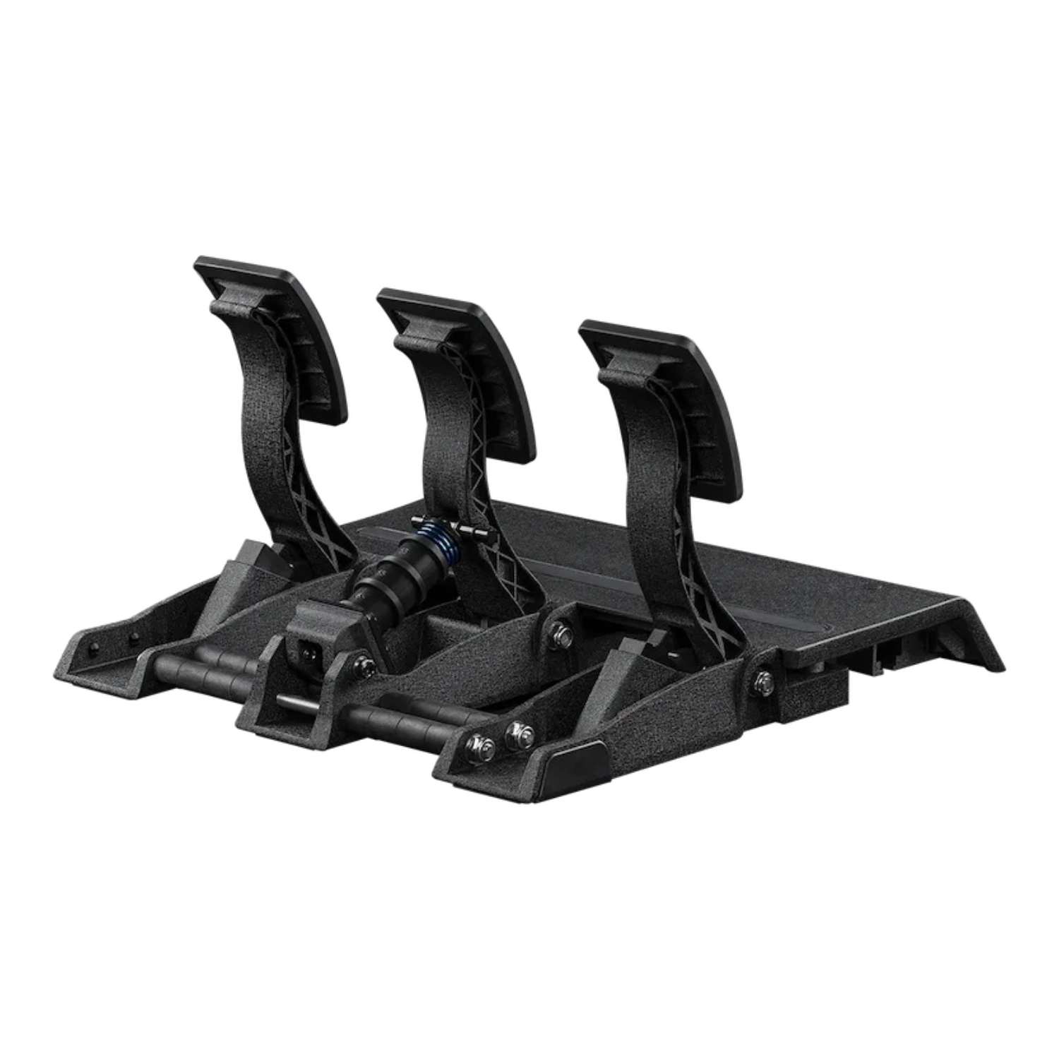 Aluminiowa konstrukcja pedałów Fanatec CSL Elite V2 – widok od tyłu