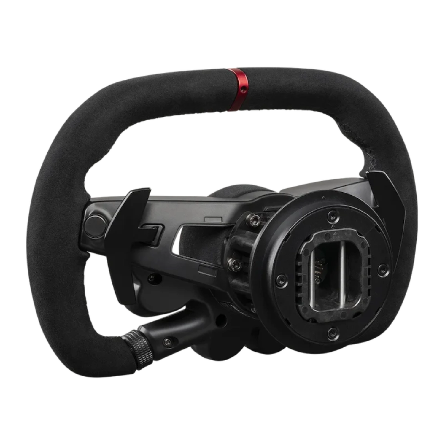 Tył kierownicy Fanatec Porsche Vision GT z systemem QR2 Lite i łopatkami