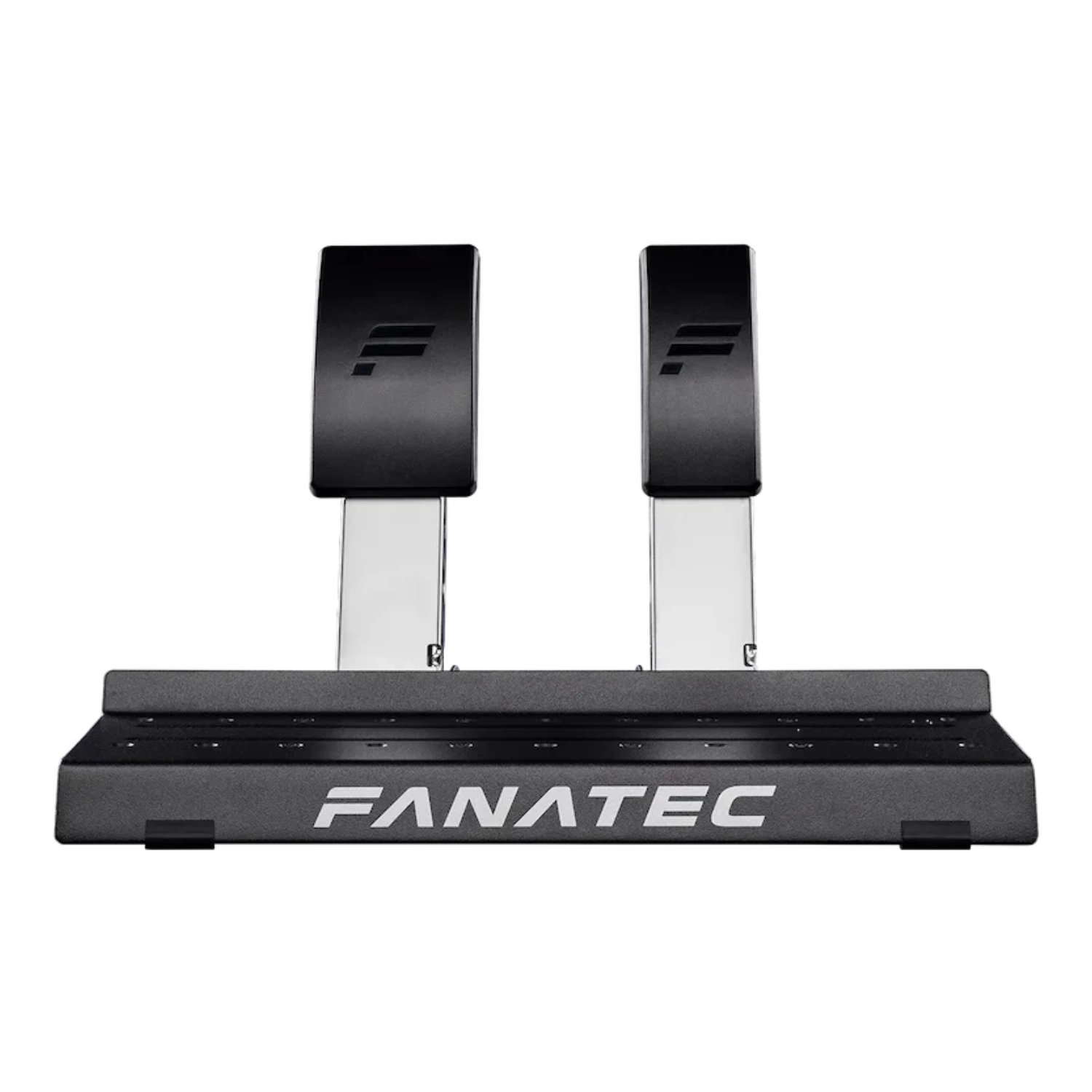 Fanatec CSL Pedals z regulowanym rozstawem pedałów – widok od przodu