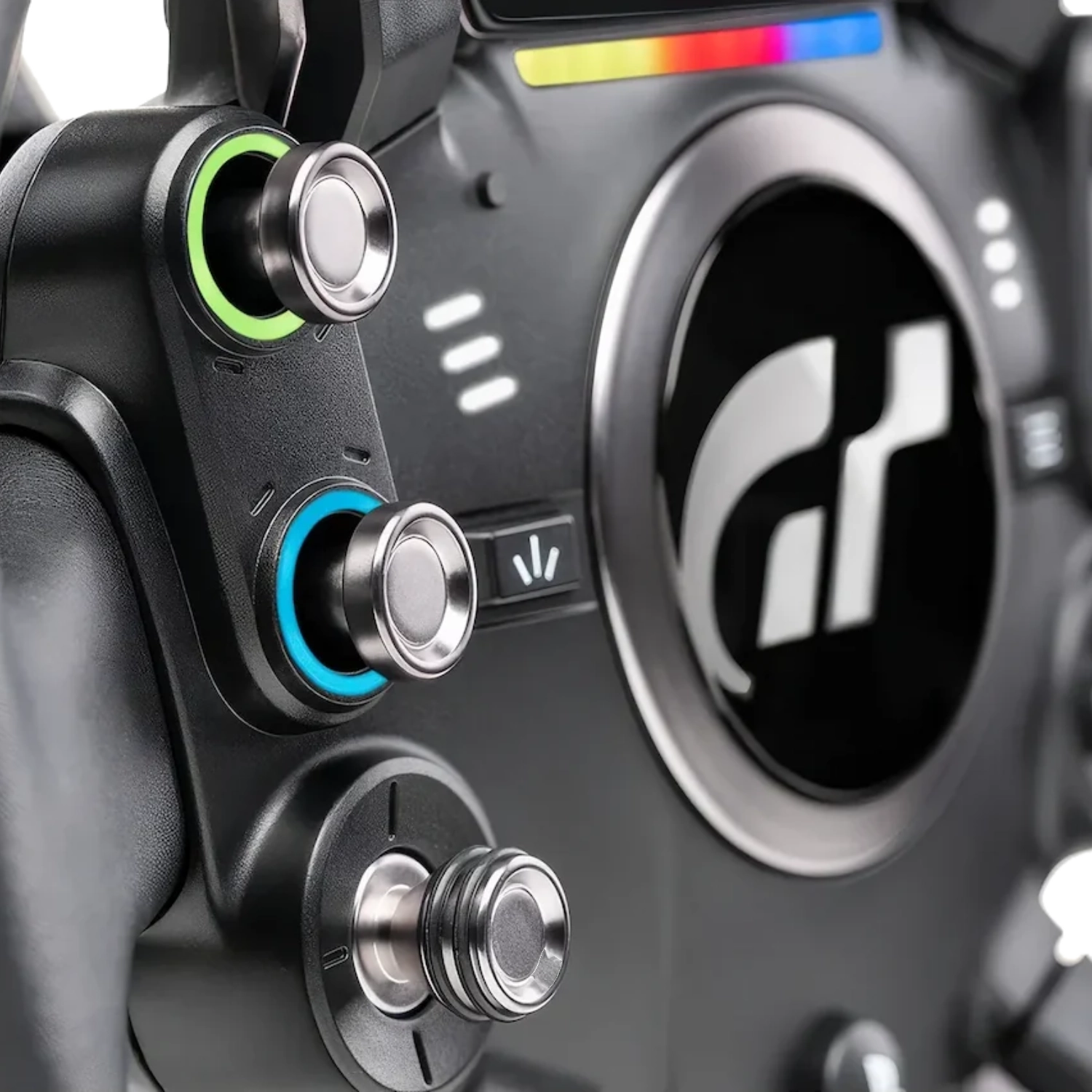 Przyciski, diody RGB i manipulatory kierownicy Gran Turismo DD Extreme