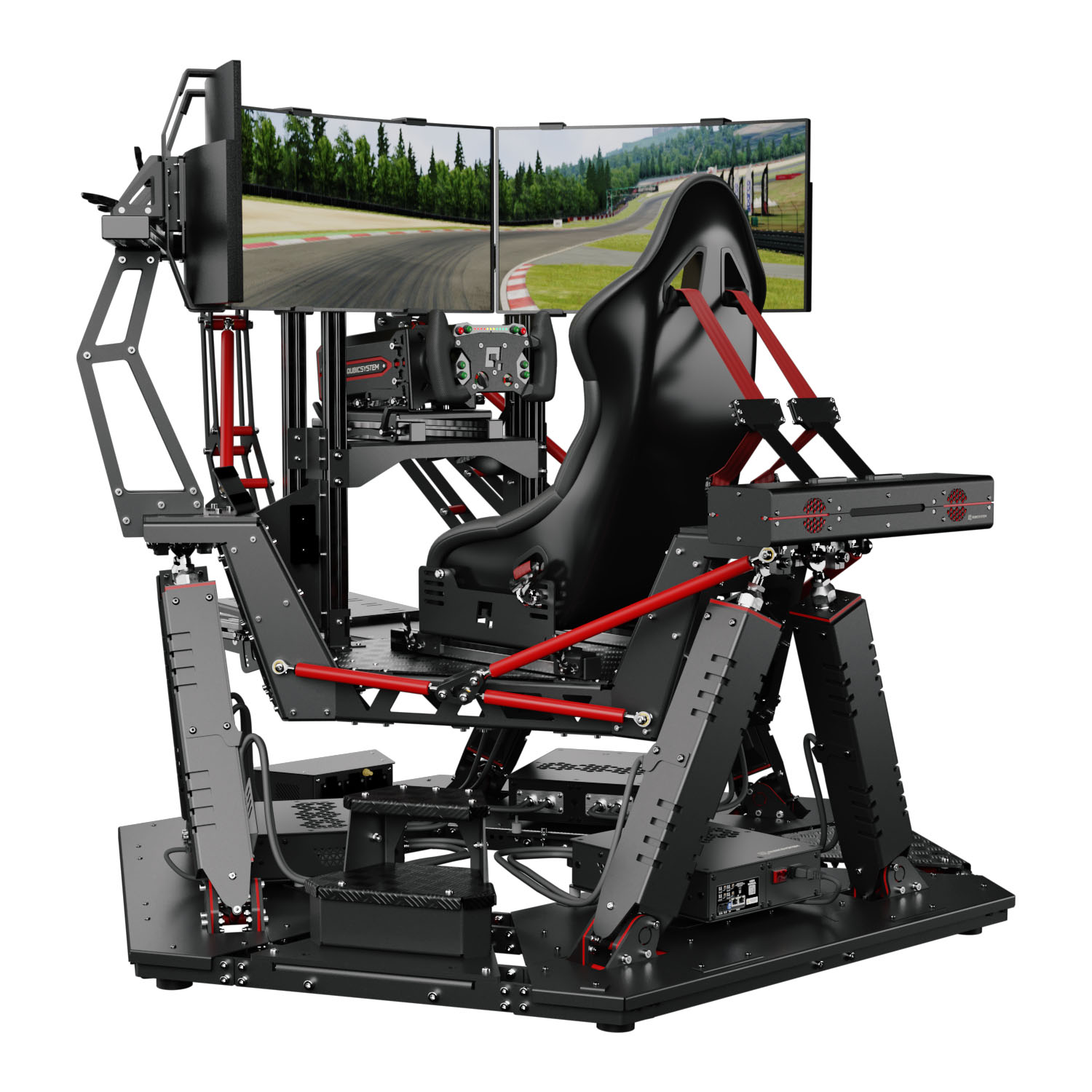 Kompletny symulator Qubic System QS-S25 z napinaczem pasów QS-BT1