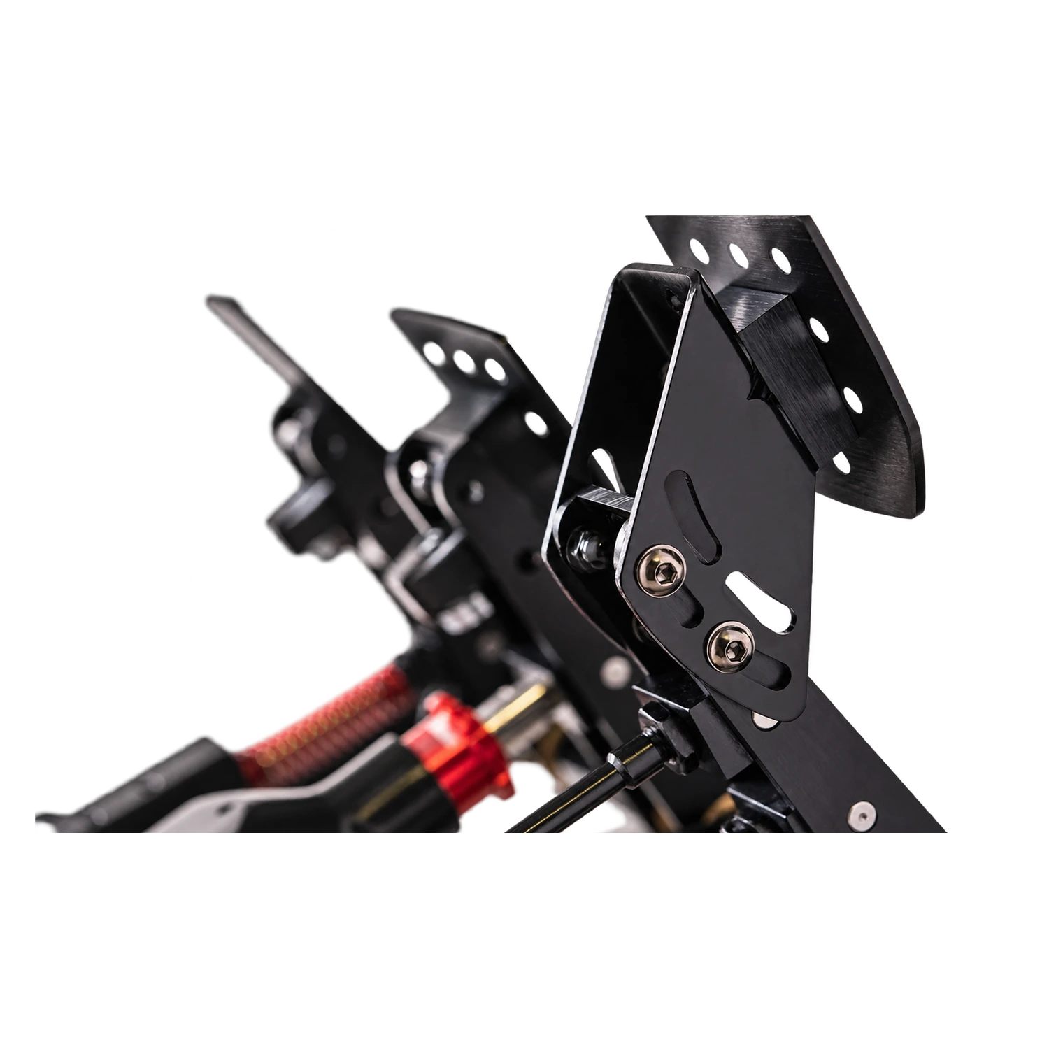 Regulowane mocowanie płyty pedału Fanatec ClubSport Pedals V3 z aluminiowymi ramionami