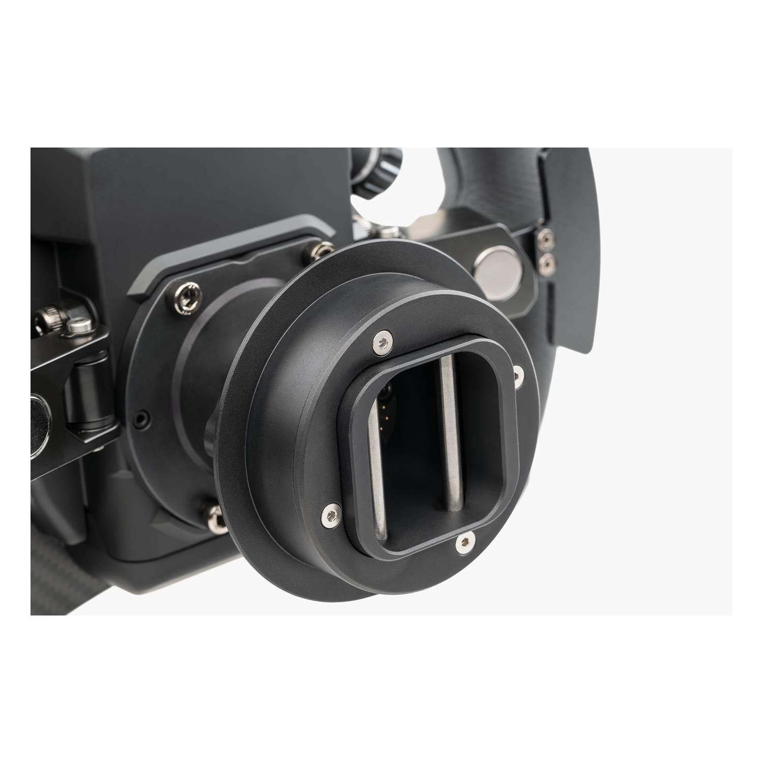 Metalowe mocowanie QR2 z tyłu kierownicy Fanatec ClubSport Racing Wheel F1