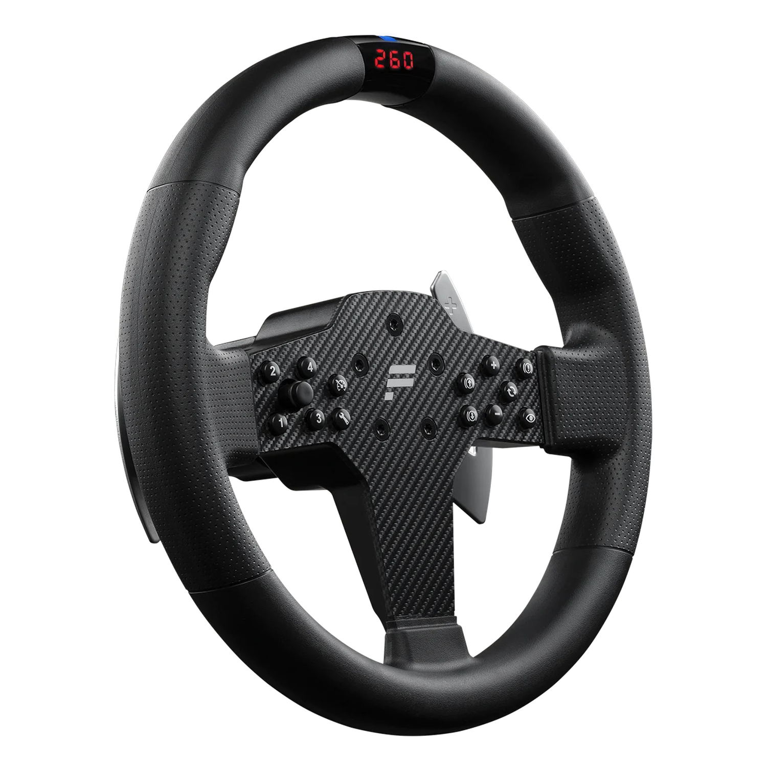 Kierownica Fanatec CSL P1 V2 QR2 Lite pokazana pod kątem