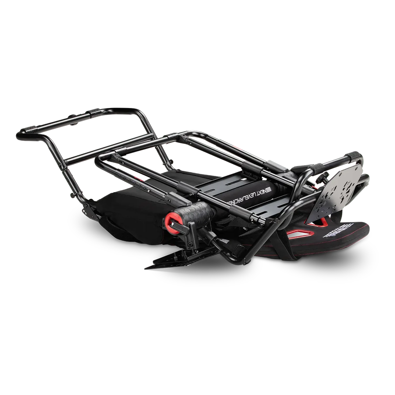Złożony kokpit Next Level Racing GT Lite Pro przygotowany do przechowywania.